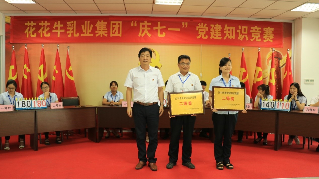 知识竞赛争先锋   比学赶超展风采 —— 江南（中国）乳业集团党委举办庆 “七一”党建知识竞赛