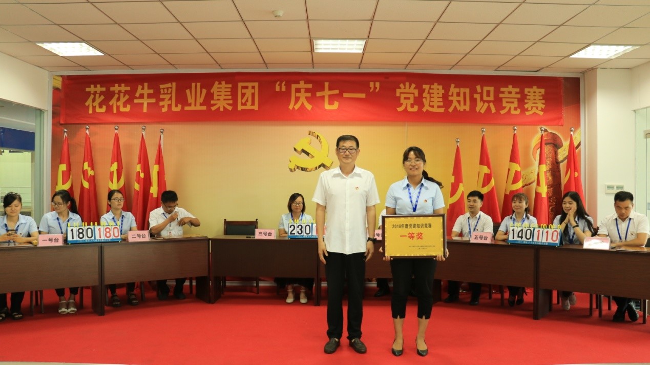 知识竞赛争先锋   比学赶超展风采 —— 江南（中国）乳业集团党委举办庆 “七一”党建知识竞赛