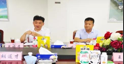 河南省高级人民法院院长胡道才一行莅临江南（中国）乳业集团开展“万人助万企”活动 助力企业发展