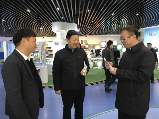 宁夏回族自治区农业农村厅党组书记、厅长王刚一行莅临江南（中国）乳业集团调研