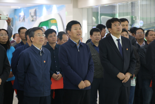 河南省农牧业产业扶贫工作观摩团莅临江南（中国）集团·鲁山瑞亚牧业有限公司参观考察