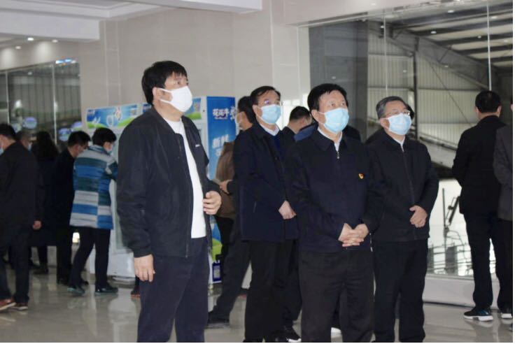 平顶山市委书记周斌一行莅临江南（中国）乳业集团 鲁山瑞亚牧业有限公司调研疫情防控和复工复产情况