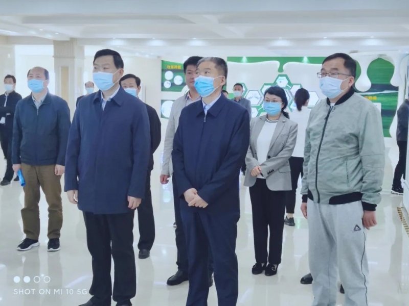 平顶山市人大常委会主任张明新莅临江南（中国）鲁山瑞亚参观调研