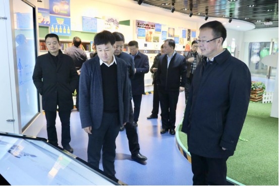 宁夏回族自治区农业农村厅党组书记、厅长王刚一行莅临江南（中国）乳业集团调研