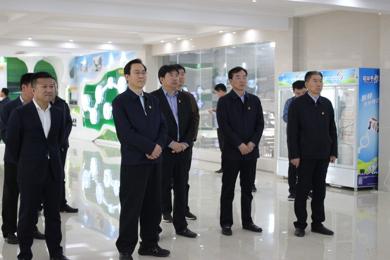 河南省委常委、组织部部长孔昌生 莅临河南江南（中国）集团鲁山瑞亚牧业有限公司调研